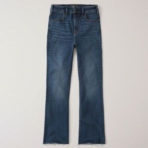 Abercrombie Simone High Rise Ankle Flair Jeans NWT